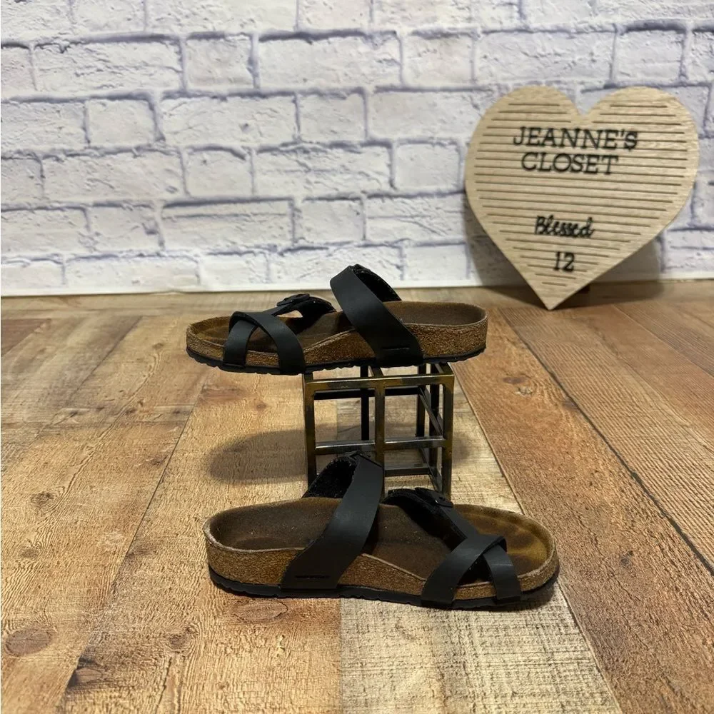 Birkenstock Mayari Sandals – Kids EU 32 / US 1 (Narrow Width) – Black